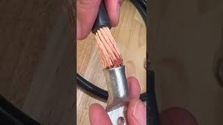How To Keep cable Strands Together While Crimping Lugs