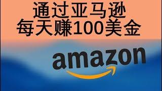 赚钱项目通过亚马逊每天赚100美金副业赚钱在家赚钱