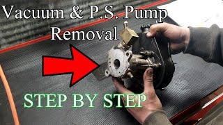 '94-'02 Dodge Cummins Vacuum & P.S. Pump Removal