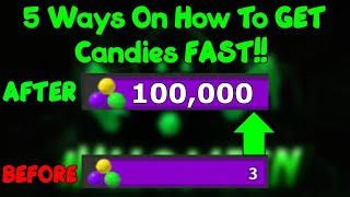 5 Ways On How To GET Candies FAST!! | MM2 Halloween Update