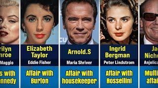 10 MOST NOTORIOUS CHEATERS in Hollywood history, Here are their stories' files..