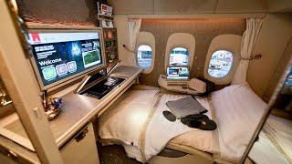 EMIRATES Boeing 777 (new) First Class | Dubai to Brussels flight in 4K (PHENOMENAL!)