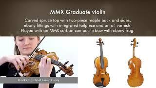 MMX Graduate violin with MMX95 carbon composite bow