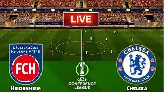 LIVE | FC Heidenheim vs Chelsea - UEFA Conference League 2024/25 | PES 21 Simulation