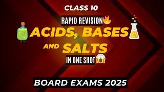 Acids Bases And Salts Class 10 | One Shot | NCERT