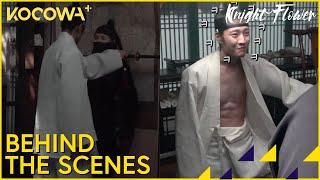 Lee Ha Nee & Lee Jong Won Show Off Their Fighting Skills | Knight Flower BTS | KOCOWA+