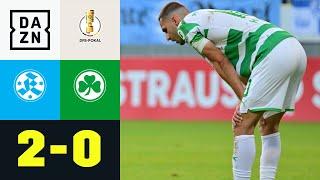 Pokal-Blamage! Kleeblatt fliegt bei Oberligist raus: Stg. Kickers - Fürth 2:0 | DFB-Pokal | DAZN