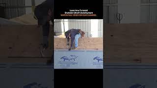 Learn How to Install SHARKSKIN ULTRA® Underlayment for a Metal Roof