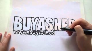 Awesome Video of a talented friend sketching our shed logo... www.buyashed.com.au