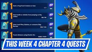 Fortnite Complete This Week 4 Quests - How to complete Into The Wilds Quests Challenges in Chapter 4