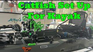Kayak catfishing set up