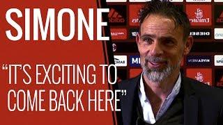 Marco Simone interview at Milanello ahead of the match vs Fiorentina