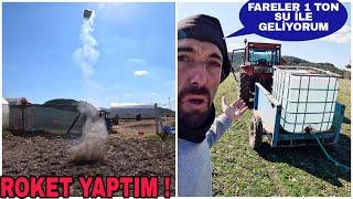 ROKET YAPIM !! ÇOCUKLUK !! FARELERE 1 TON SU GETİRDİM~ŞİMDİ NE YAPACAKLAR~GÜNEŞ KEYFİ