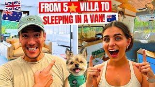 From Luxury to Van Life in Townsville! | Our First Night CAMPING in Australia 