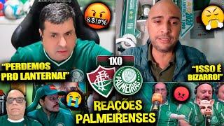 REAÇÕES dos PALMEIRENSES FURIOSOS com a DERROTA - FLUMINENSE 1X0 PALMEIRAS [REACT BRASILEIRÃO 2024]