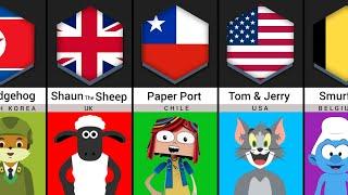 Cartoons From Different Countries