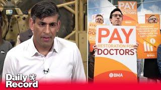 Rishi Sunak calls junior doctors strike 'political' as they announce walk out before election day
