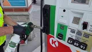 How to Quickly Clean Diesel and Fuel Off a Gas Pump