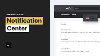 Introducing the Dashboard Notification Center