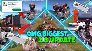 OMG BIGGEST 2.8 UPDATE  || BGMI Zombie Mode || BGMI 2.8 UPDATE DOWNLOAD LINK || 2.8 UPDATE FEATURES