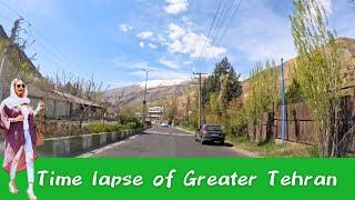 Time-lapse Adventure: From Bustling Tehran Streets to Serene Western Horizons