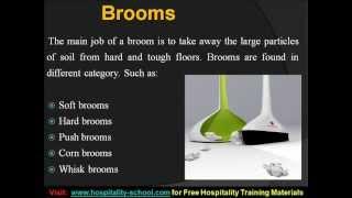 Hotel Cleaning Equipments Training Tutorial