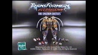 Transformers Armada: The Unicron Battles - toy ad (2003)