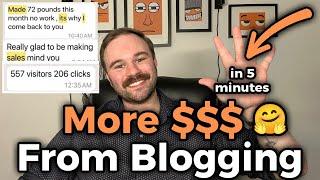 How to make money blogging in 5 Minutes without experience | Sean Kivi
