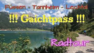 FÜSSEN Radtour über das Tannheimer Tal ins Lechtal.