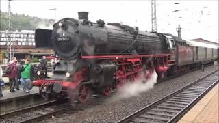 Damfplok 01 150 mit RHEINGOLD-Sonderzug nach Trier Hbf