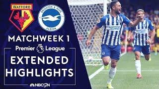 Watford v. Brighton | PREMIER LEAGUE HIGHLIGHTS | 8/10/19 | NBC Sports