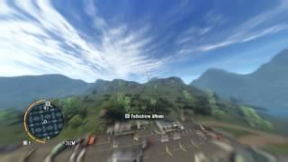 Far Cry 3 Extreme Long Wingsuit fly 600m [HD]