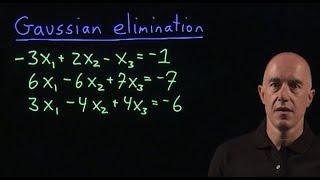 Gaussian elimination | Lecture 10 | Matrix Algebra for Engineers