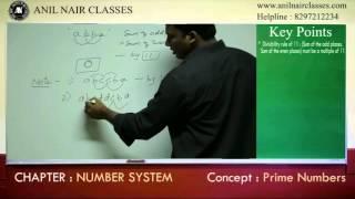 Must Watch!!!   Anil Nair's Unique way of solving problems on Prime Numbers