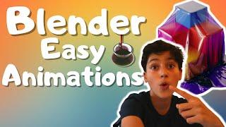 MAKE these 2 EASY animations in BLENDER