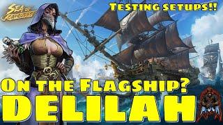 Sea of Conquest: Pirate War - Deliah on the Flagship?.  Setup testing