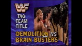 Tag Titles   Brain Busters vs Demolition   SuperStars Nov 4th, 1989