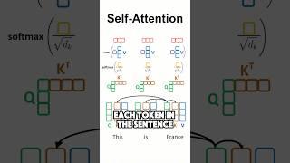 Self-Attention (w/ caps) #datascience #machinelearning #deeplearning #transformers  #chatgpt #llm