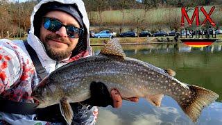 Auf Forellen im Januar/ Harte Zeiten/ Forellen fischen mit Kunstködern/ Trout Area