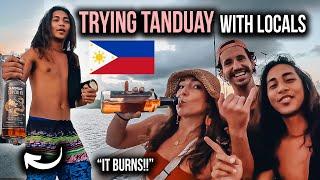 FOREIGNER tries FILIPINO ALCOHOL with Locals in Siargao PHILIPPINES