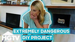 DIY Fireplace Mantel Is A Huge Fire Hazard! | Help! I Wrecked My House