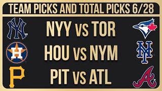 MLB Picks and Predictions Today 6/28/24 | MLB Picks Today 6/28/2024