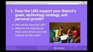 The 10 Questions Schools Should Ask Before Choosing an LMS | Webinar Recording