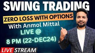 Zero Loss Swing Trading Strategy With Options LIVE with Anmol Mittal