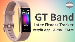 LATEC Fitness Tracker - GT Band Smartwatch - Veryfit App - 5ATM Smartwatch - Alexa - Unboxing