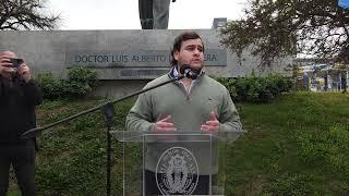 Martín Zeballos en homenaje al Dr. Luis Alberto de Herrera