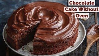 Chocolate Cake Without Oven|| With Chocolate Ganache recipe