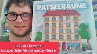 Rästelräume (KIgA Games) - Blick ins Material - Escape Spiel für die ganze Klasse