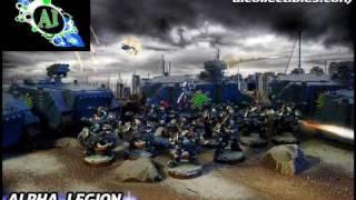 Alpha Legion army w/ sonic weapons and Forgeworld bits