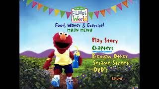Elmo's World: Food, Water, and Exercise! - DVD Menu Walkthrough
